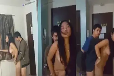 Ngewe Berdiri Sambil Direkamin Pacar